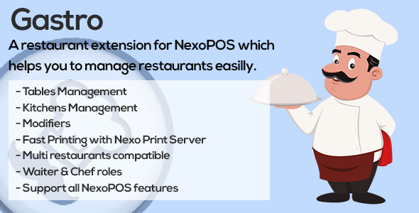 Gastro v2.3.21 - Restaurant Extension for NexoPOS