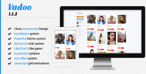 Vadoo v1.1.3 - Social network dating script