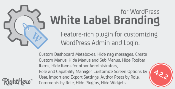 White Label Branding for WordPress v4.2.9
