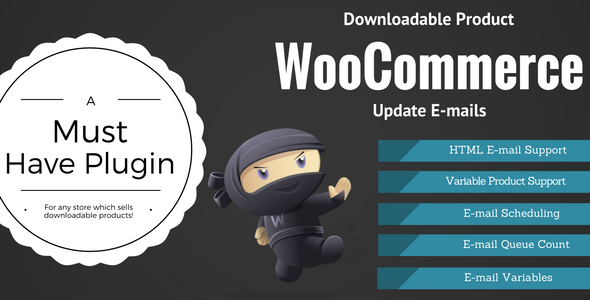 WooCommerce Downloadable Product Update E-mails v2.0.4
