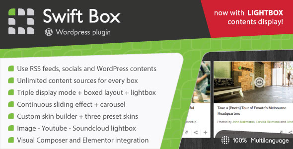 Swift Box v2.1 - Wordpress Contents Slider and Viewer