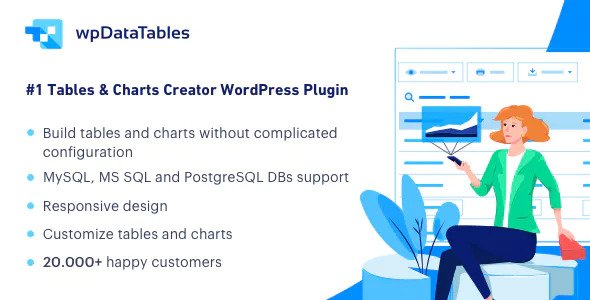 wpDataTables v3.4.2 - Tables and Charts Manager for WordPress