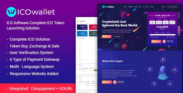ICOWallet v2.3 - Complete ICO Software and Token Launching Solution - nulled
