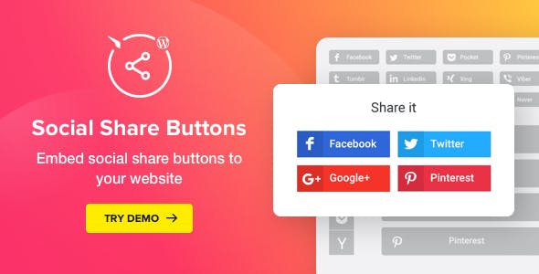 Social Media Share Buttons for WordPress v1.6.0