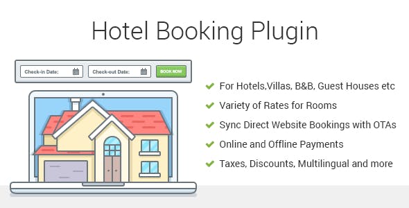 Hotel Booking v3.9.5 - Property Rental WordPress Plugin