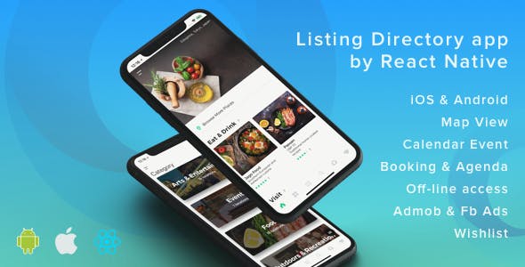 ListApp v1.7.1 - Listing Directory mobile app by React Native