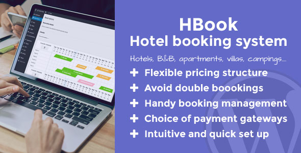 HBook v2.0.3 - Hotel booking system - WordPress Plugin