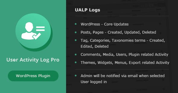 User Activity Log PRO for WordPress v1.6