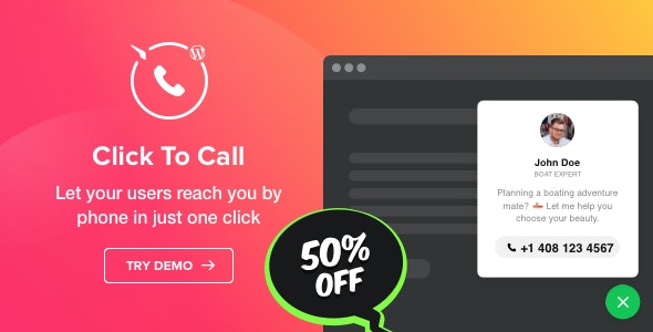 Click to Call v1.2.0 - Call Button plugin for WordPress