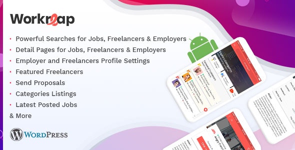 Workreap Android APP v1.0 - WordPress Freelance Marketplace