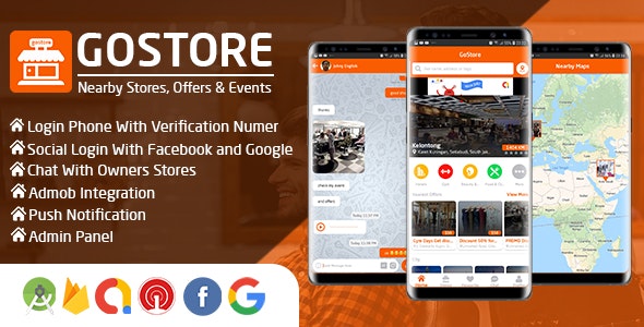 Download GoStore v1.0 – Nearby Stores, Offers & Events With Admin Panel | Free Nulled Scripts