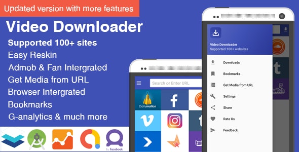 Video Downloader v1.0 - Supported 100+ sites