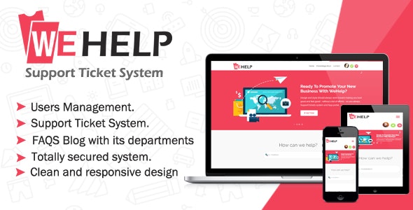 WeHelp v3.5 - Ticket Support System