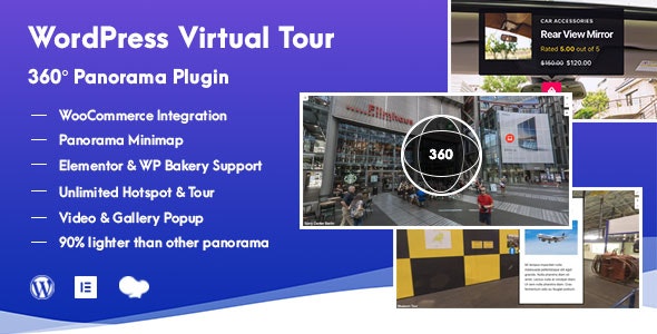WordPress Virtual Tour 360 Panorama Plugin v1.0.17