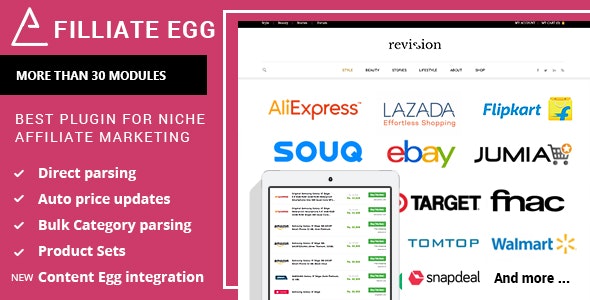 Affiliate Egg v1.0.32 - Niche Affiliate Marketing Wordpress Plugin