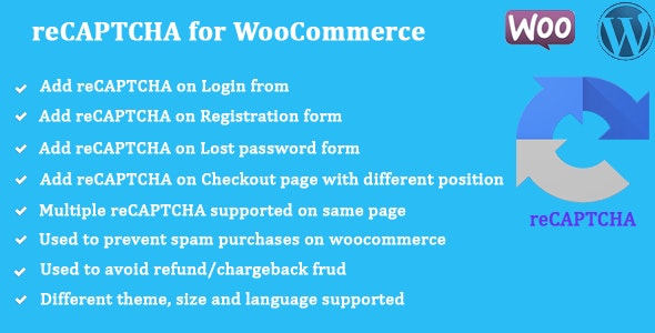 reCAPTCHA for WooCommerce v1.2.2