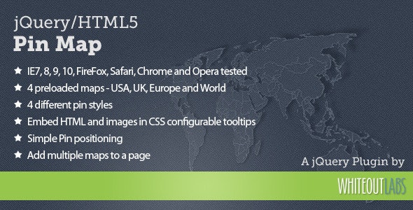 jQuery/HTML5 Pin Map