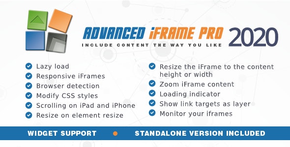 Advanced iFrame Pro v2020.5