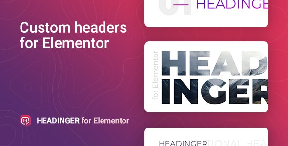 Headinger v1.1.2 - Customizable headings for Elementor