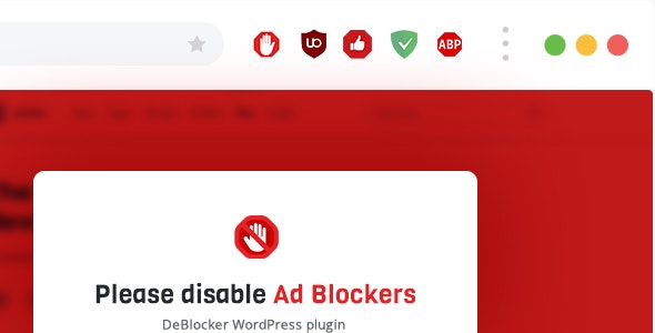 DeBlocker v2.0.2 - Anti AdBlock for WordPress