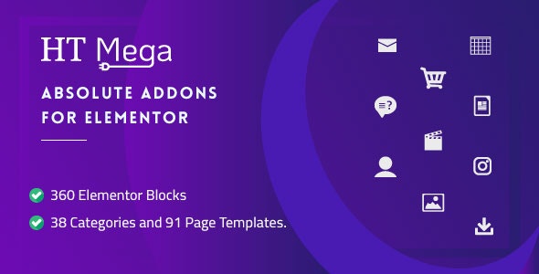 HT Mega Pro v1.7.8 – Absolute Addons for Elementor Page Builder