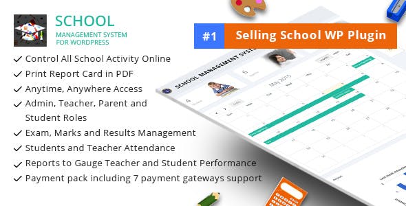 School Management System for Wordpress v63.0