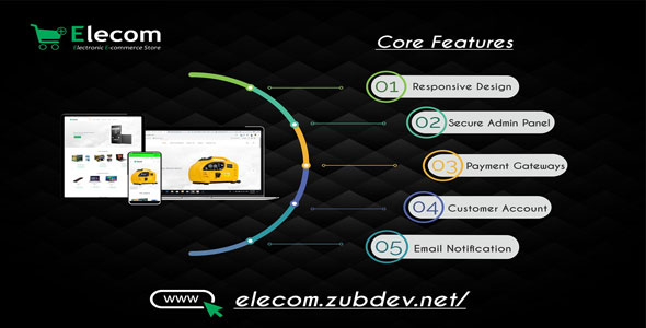 Elecom v1.0 - Electronic E-commerce Store PHP Script