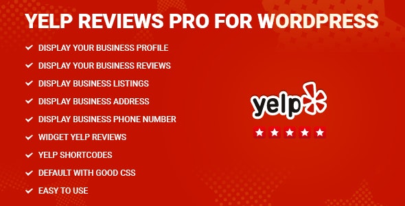 Yelp Reviews Pro for WordPress v1.9