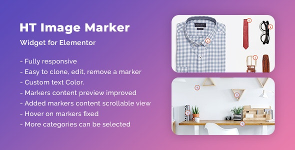 HT Image Marker for Elementor v1.0.3 - WP Plugin