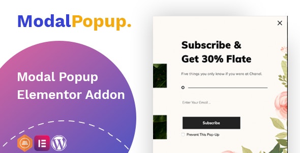 Modal Popup box v1.0 - Elementor Addon