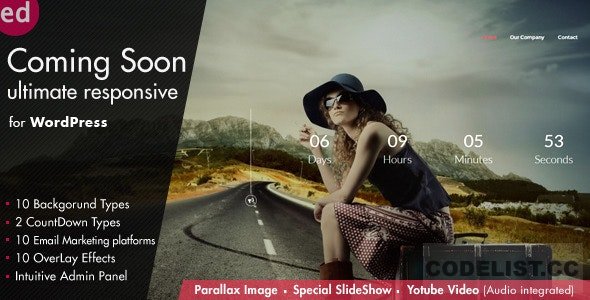 Coming Soon CountDown v3.6 - Responsive Wordpress Plugin