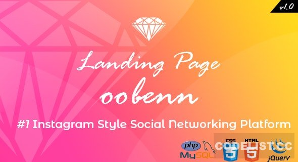 Safir v1.0 - PHP Landing Page Login & Register Page Template for oobenn