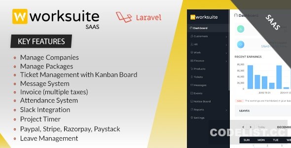 Worksuite Saas v3.9.1 - Project Management System - nulled