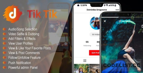 TicTic v3.0.0 - Android media app for creating and sharing short videos