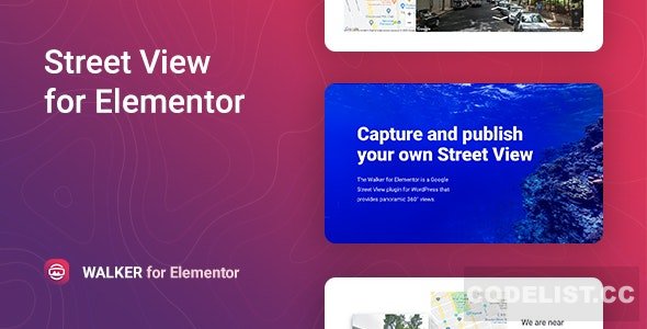 Walker v1.0 - Google Street View for Elementor