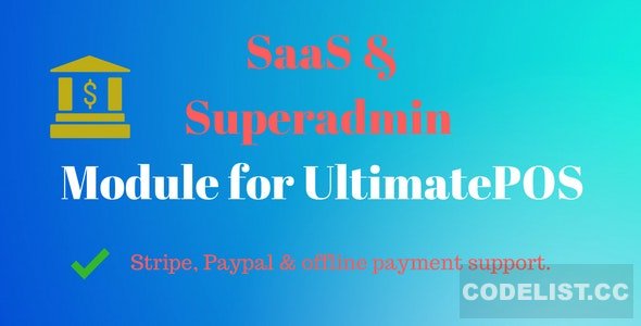 SaaS & Superadmin Module for UltimatePOS v3.8