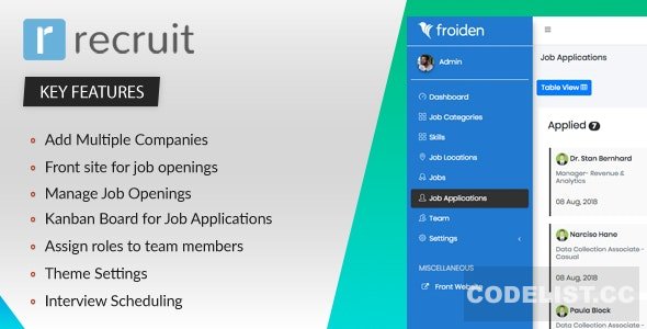 Recruit v2.2.3 - Recruitment Manager - nulled