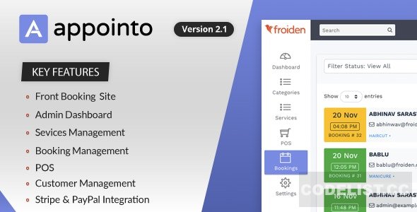 Appointo v2.2.5 - Booking Management System