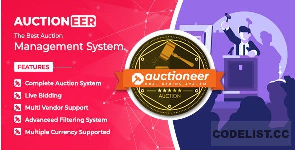 Auctioneer v1.0 - Full Auction management