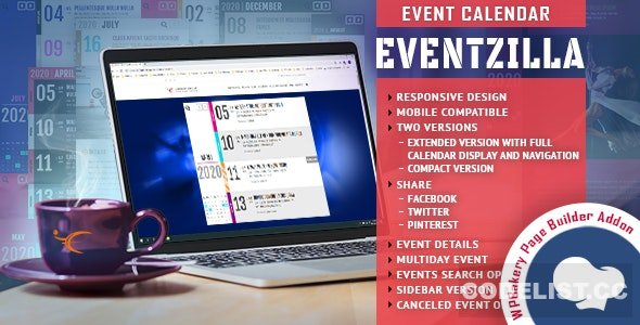 EventZilla v1.0 - Event Calendar - Addon For WPBakery Page Builder