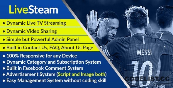 LiveStream v1.0 - Online Video and Live Streaming Management System