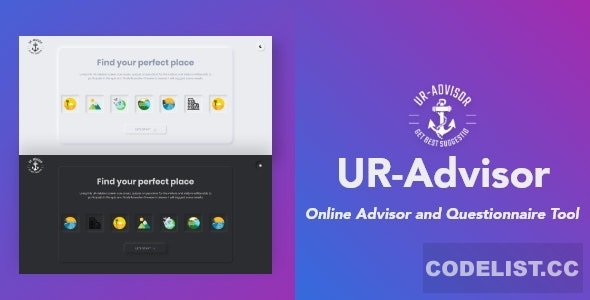 UR-Advisor v1.0 - Online Advisor and Questionnaire Tool