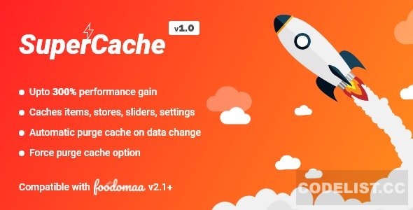 SuperCache Module for Foodomaa v2.0