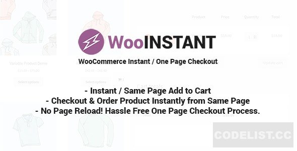 WooInstant v2.1.2 - WooCommerce Instant / Quick / Onepage / Direct Checkout