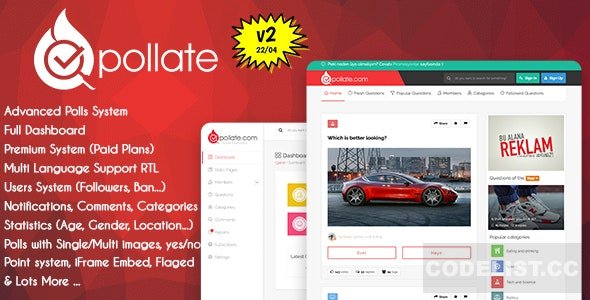 Pollate v2.0 - Premium Polls and Voting Platform