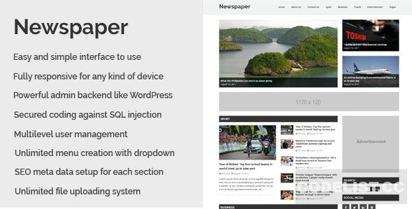 Newspaper v1.2 - Responsive Newspaper CMS Script