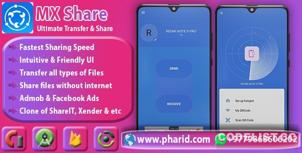 MXShare v1.0 - MXShare Clone | Ultimate Transfer & Share