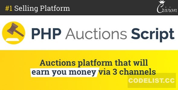 PHP Auctions Script v1.3