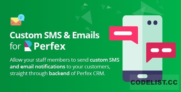 Custom SMS & Email Notifications for Perfex CRM v2.3.0