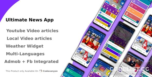 Ultimate News App (Video,Youtube,Weather,Survey) v2.5